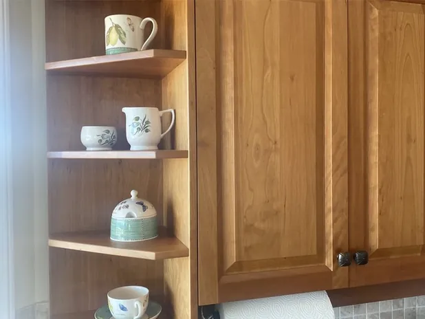 O'Malley kitchen refaced cabinets